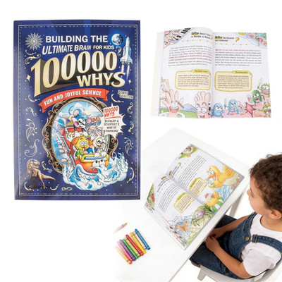 Building the Ultimate Brain: 100000 Whys Science Encyclopedia for Kids STEM Book