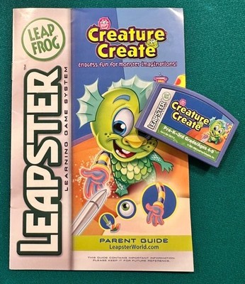 2003 Leapster Game - Multi Media Learning System - Creature Create