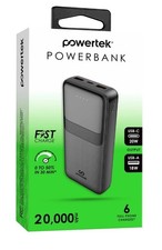 ✔️New Liquipel Powertek 20,000mAh Portable Charger PD Power Bank with USB-C