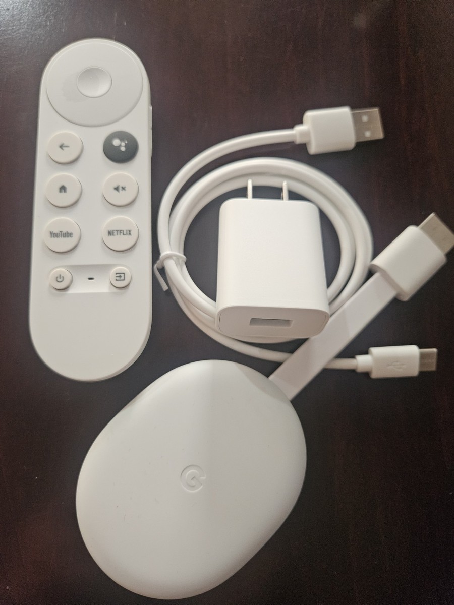 Google Chromecast with Google TV 4K Media Streamer Model GZRNL w