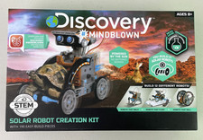 Discovery Kids Mindblown STEM 12-in-1 Solar Robot Creation 190-Piece Kit