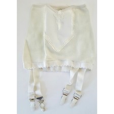 VINTAGE NEW 1960's Empire Foundation Women's Cream Girdle Garter Size S
