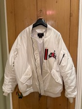 Nike Air Jordan Wings MA-1 Bomber Mens Basketball Fleece Jacket Size X Large NBA