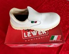 LEWER Scarpa Antifortunistica Linea Classic, Bianco, Made in Italy