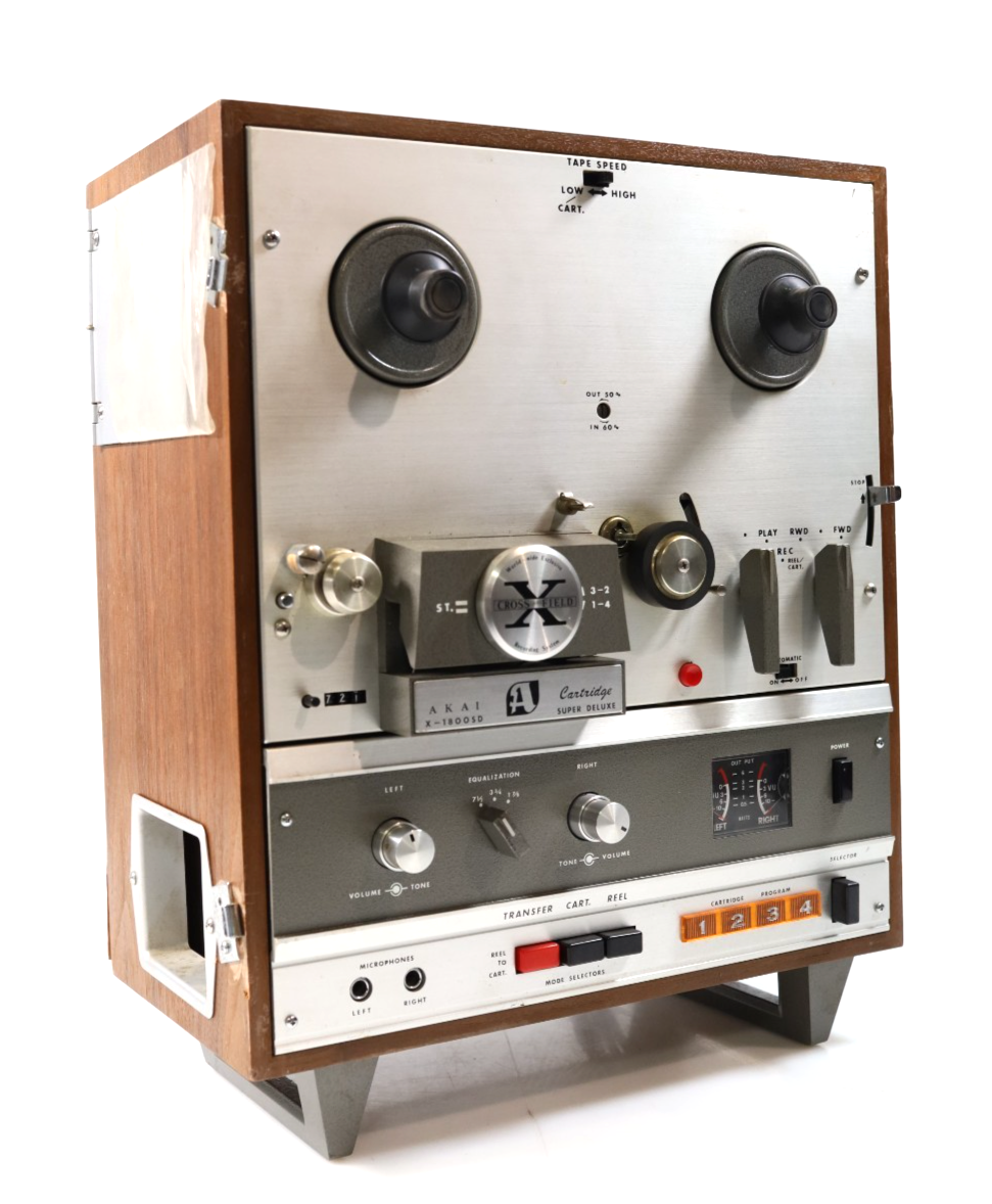 Akai X-1800SD Cross Field Reel to Reel 8 Track Tape Recorder | eBay