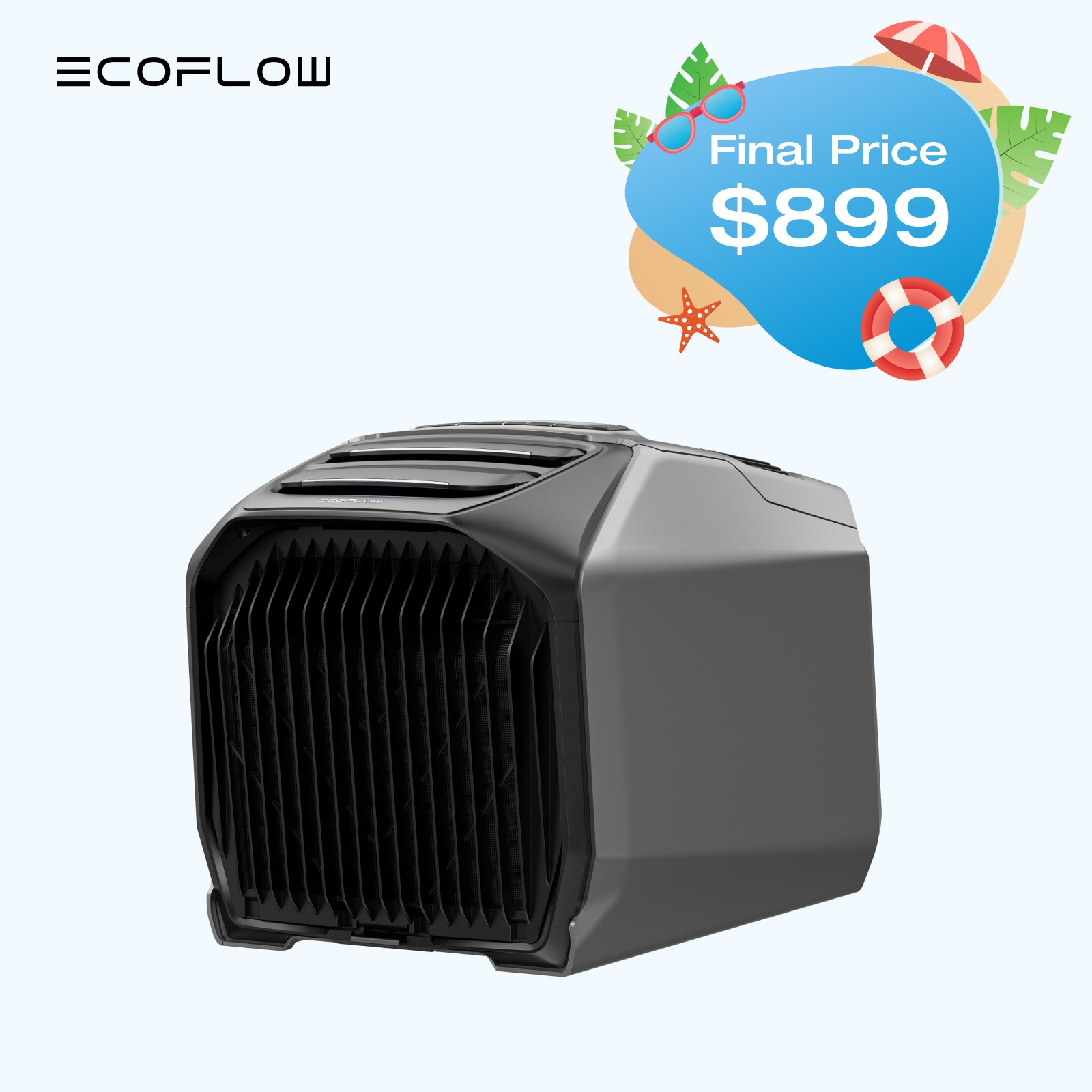 EcoFlow Wave 2 Portable Air Conditioner, for Outdoor Tent Camping RVs Home Use