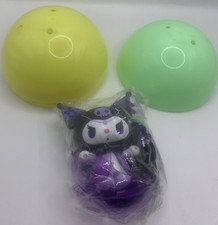 New Sanrio Kuromi Capsule Toy Hello Kitty Friend Gashapon Figure Anime Purple