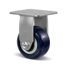 Industrial Casters 4 Inch Heavy Duty Polyurethane Polyolefin 800lb Rigid