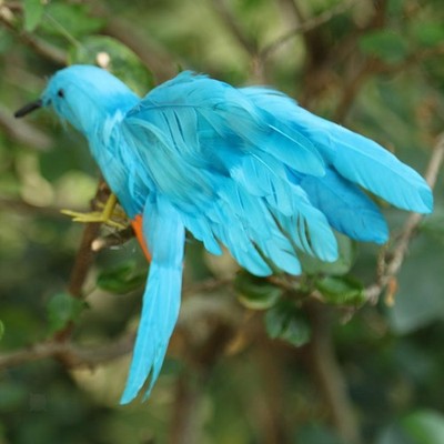 Gefälschter Vogel neu gefiedert künstliche Basteltiere für Haus Garten Deko