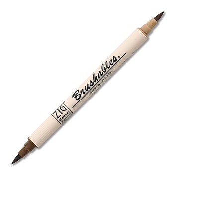 Zig Memory System Brushables Dual Tip Marker, Root Beer Float,Art Pens & Markers