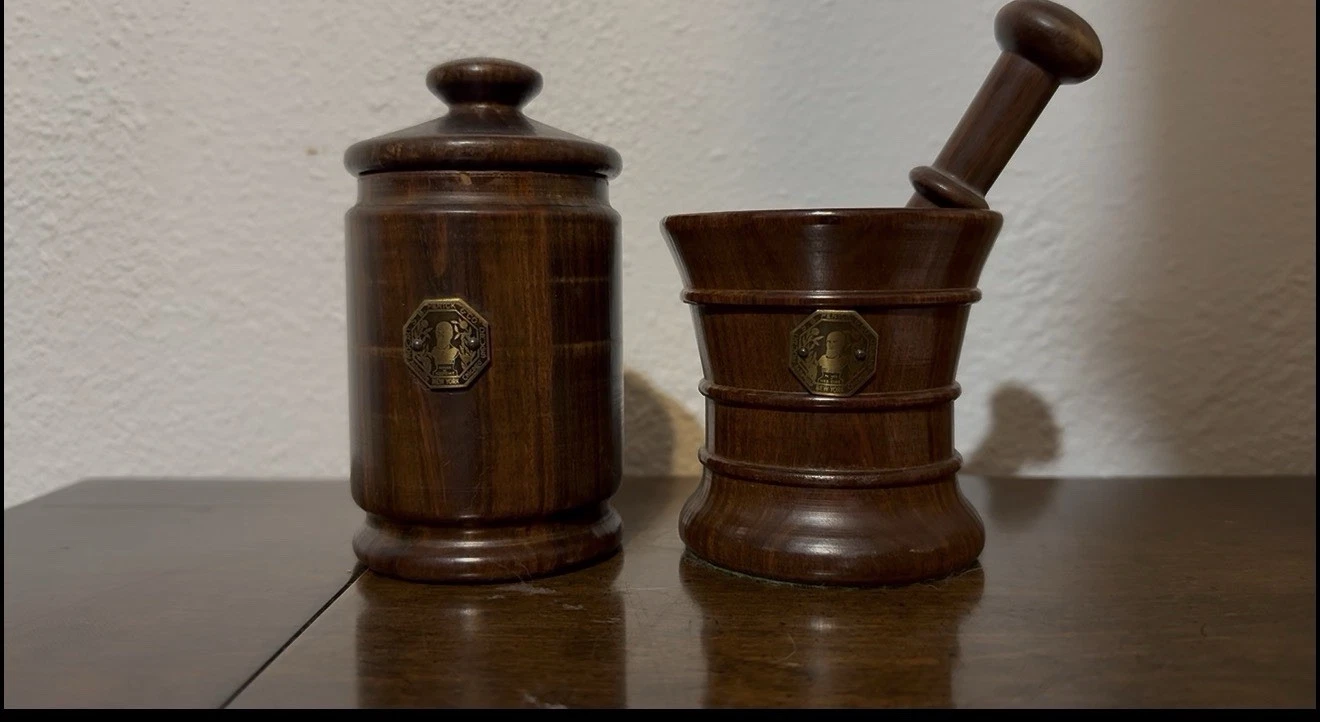 Antique Mortar Pestle Penick & Company Apothecary Pharmacy