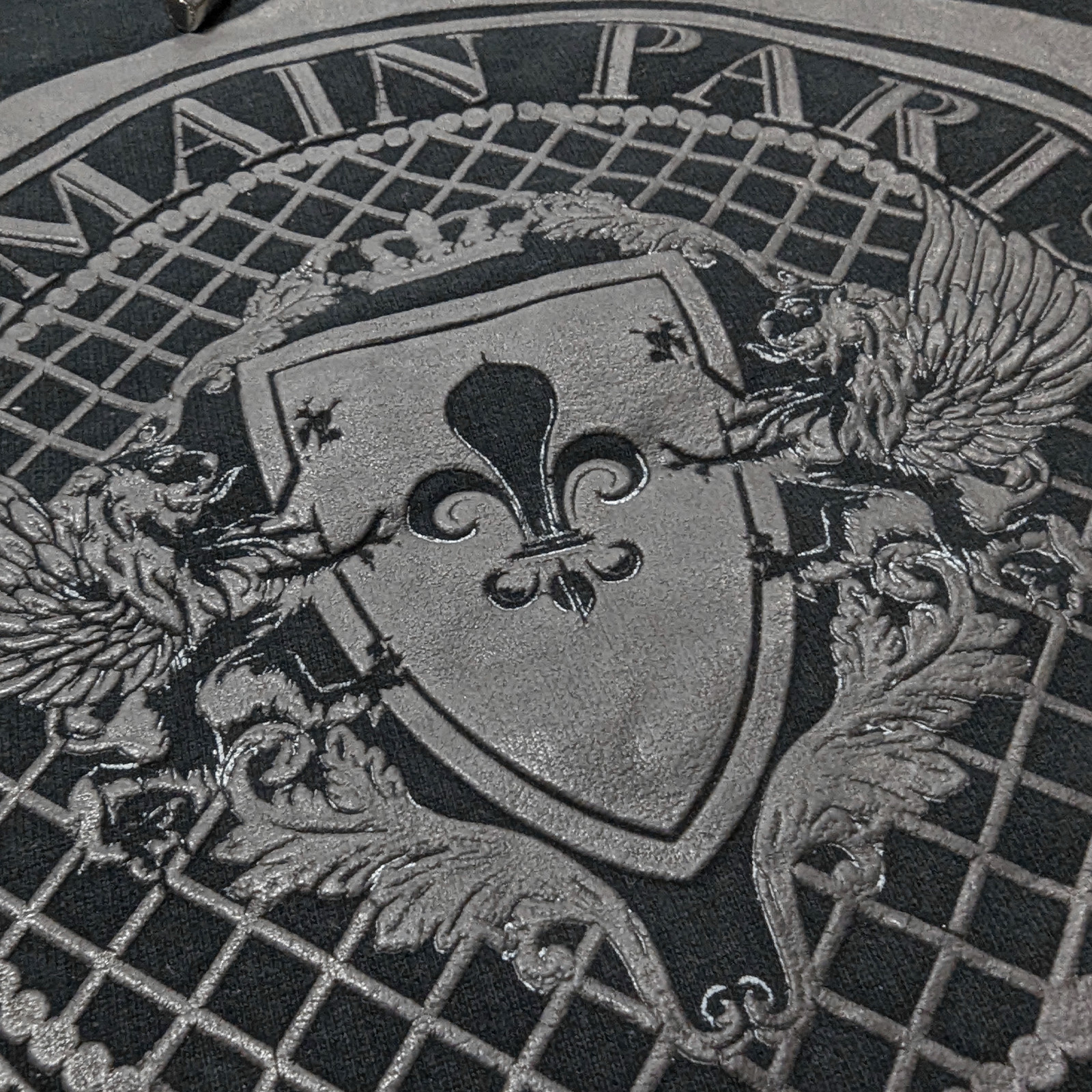 Balmain Crest Logo Drawstring Pullover Sweater Sw… - image 11