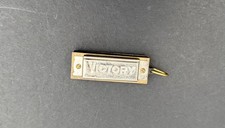 Keychain VICTORY MINI HARMONICA Key Fob Ring MUSICAL NOVELTY Vintage