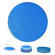 Solar Pool Covers Blankets, Round Solar Pool Cover for Above Ground and In 6 Ft