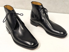 British Army Military Parade Ceremony Black Leather Officers George Boots UK 8