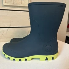 Bogs Bloom Youth 6 Essential Mid Rain Boots 73159 Euro 39 Women’s 8.5 Navy Lime