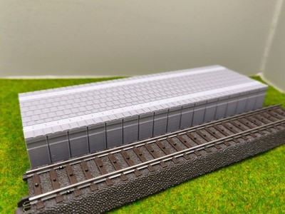 H0 Zubehör - H0 Bahnsteig für das Märklin C und M -Gleis - 58 x 180mm - H0 1:87