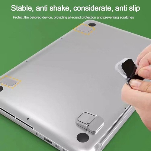 2pcs/set Folding Computer Holder Non-slip Notebook Bracket Useful Laptop Stand - Afbeelding 4 van 14