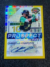 2024 Panini Prospect Edition Christian Knapczyk Near Mint