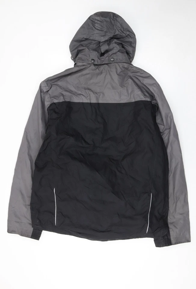 Giacca a vento impermeabile Crivit uomo nero e grigio XL - Immagine 3 di 4