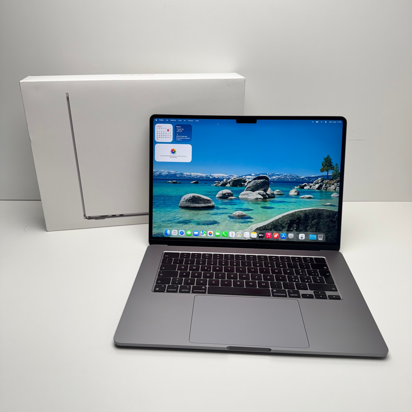 APPLE MACBOOK AIR 15 2023 CHIP M2 8GB RAM 256GB SSD A2941 LIQUID RETINA ITA TOP