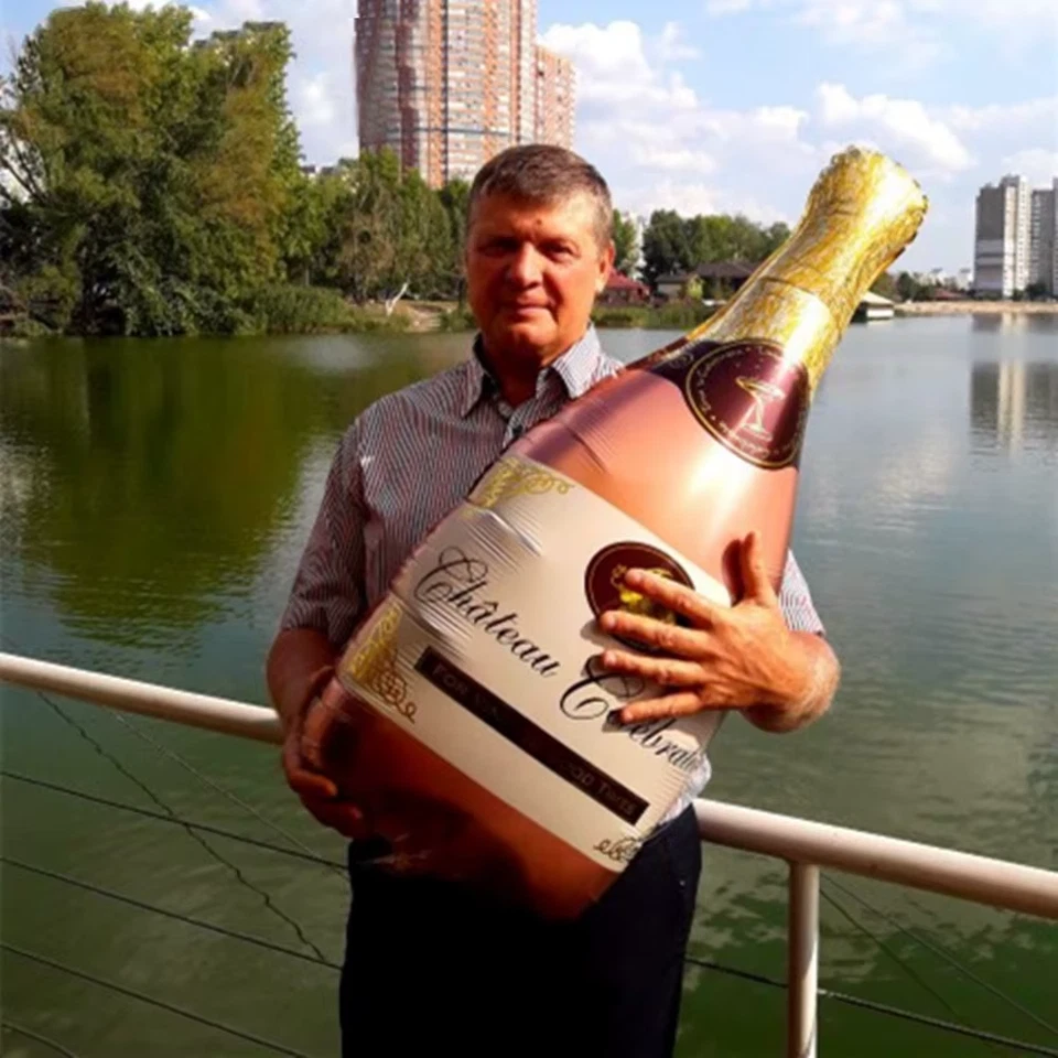 I Folienballons Whisky Bier Champagner Neujahrsstil Party Deko - Bild 3 von 4