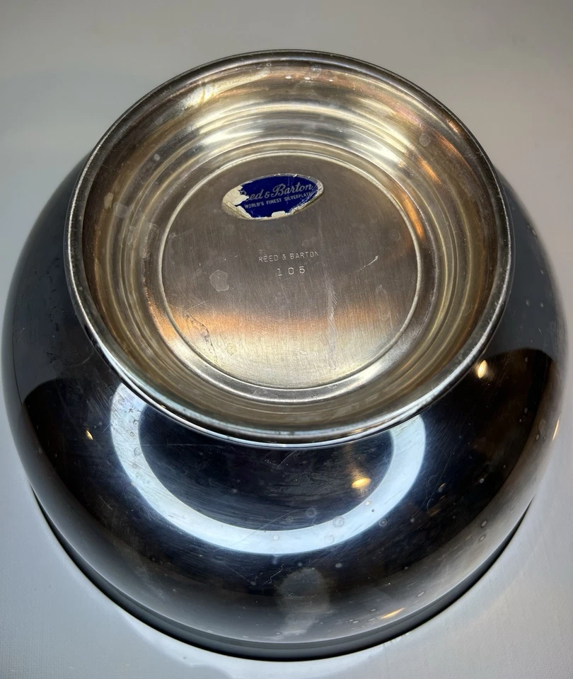 MCM Reed & Barton Mostaza Esmalte/Plato Cuenco De Colección Foto 3 de 4