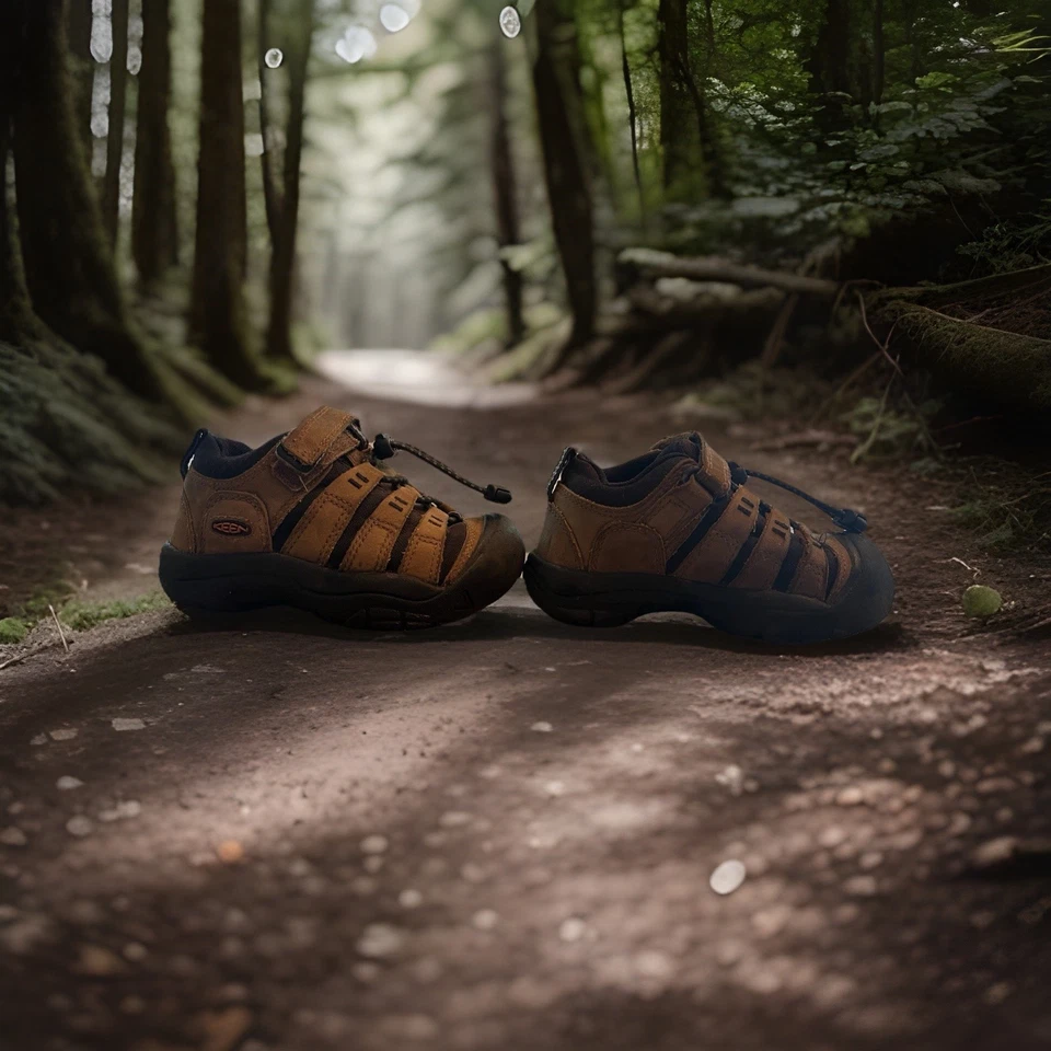 KEEN Boys Newport H2 Sandals Size 8 Toddler – Waterproof Hiking Shoe Brown Black - Image 3 of 4