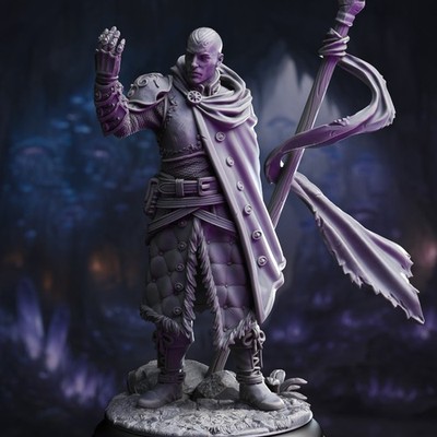 Kaiar Psionic Knight Fighter Rogue Monk Miniature | D&D DnD