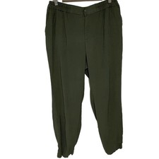 A New Day Target Military Green Jogger Dress Pants Large Cottagecore Corpcore