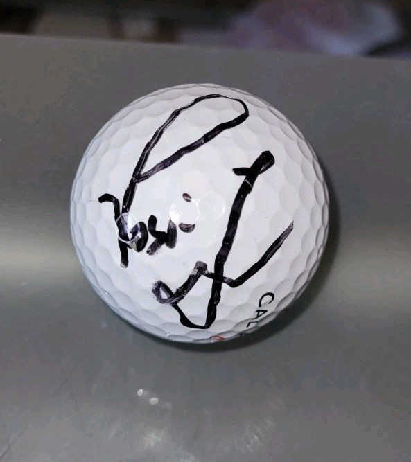 ROSIE JONES Signed/Autograph Golf Ball w/ Display Case/Cube - LPGA Legend