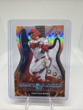 2026 Bowman Chrome Power Chords RARE DIE-CUT INSERT PC-19 Christian Moore, RC
