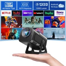 4K Projector Smart HD 5G WiFi Bluetooth Android TV 12000LMS Beamer Home Theater
