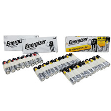 Energizer AA Batteries 54 Pack Alkaline Power Long Lasting Bulk Lot 0.30 per battery