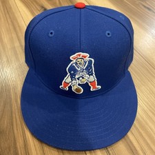 New England Patriots Mitchell  Ness NFL Vintage Collection Hat 7 3/8 Fitted Nwt