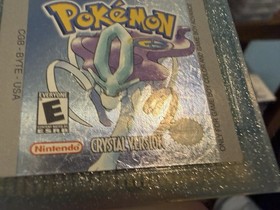 Pokemon Crystal GameBoy Color - Authentic, Tested & Saves, NEW BATTERY INSTALLED