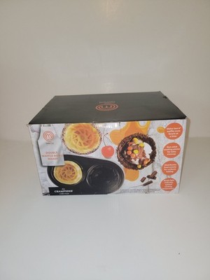 Masterchef Double waffle cone bowl maker makes 2- 4'' bowls at once