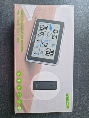 Wireless Weatherstation With Touch Buttons
