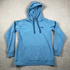 The North face Hoodie Sweatshirt Women's Large Blue Graphic Logo