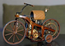 Franklin mint 1:8 1885 Daimler single track classic Motor bike model rare 12 110