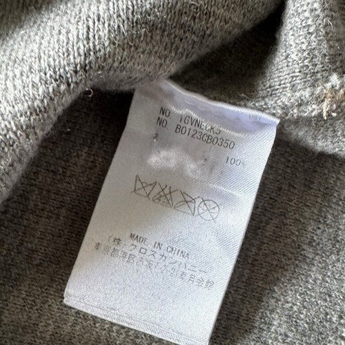 Maglione Thom Browne Thom Grigio Taglia M | Riga | Patch Gomito Scamosciato - Foto 14 di 20