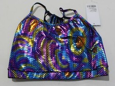 Double Platinum Performance Girl's Animal Skin Top DM9 Multicolor Size XL NWT