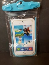 Waterproof Floating Pouch Dry Bag Case Cover For iPhone Cell Phone - Aqua
