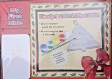 HANDPRINT KIT  FIRST BIBLE -- NIB