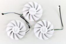 Full Set GPU Fans 87mm Zotac RTX 3080 Trinity OC White  US Seller, Fast Ship