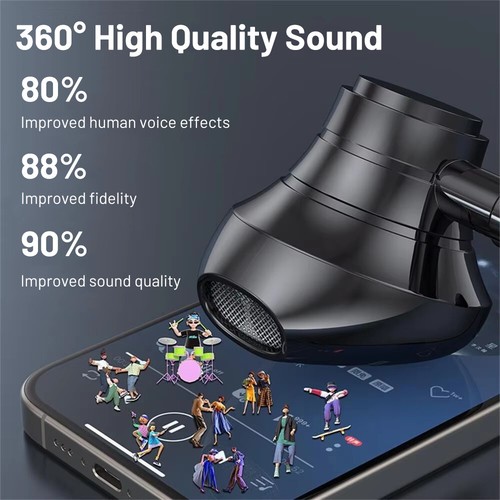 Wireless Bluetooth Neckband Headphone Super Bass Stereo Earphone Headsets Mic US - Zdjęcie 12 z 29