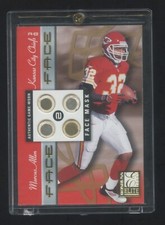 2001 DONRUSS ELITE MARCUS ALLEN QUAD GAME WORN-USED FACE MASK SP #ED 063/100 HOF