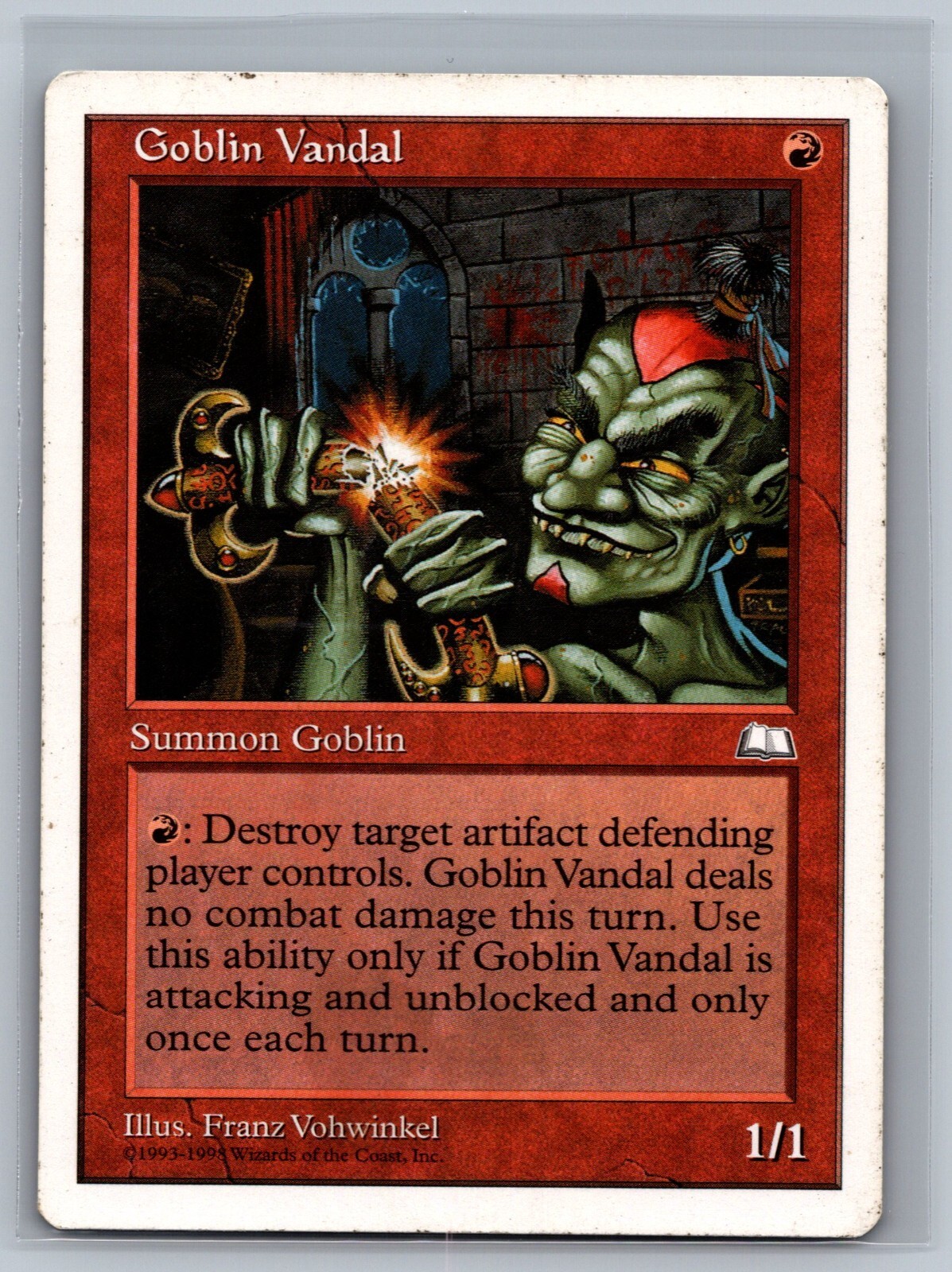 Magic The Gathering Anthologies Goblin Vandal MTG TCG CCG