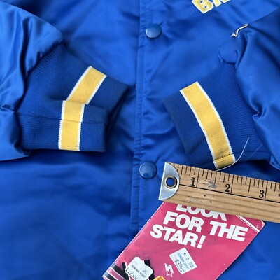 Vintage 90s NEW W/ Tags Starter MLB Milwaukee Brewers Satin Jacket Vintage 90s NEW W/ Tags Starter MLB Milwaukee Brewers Satin Jacket