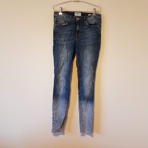 William Rast Jeans Perfect Skinny Size 27 Frayed Distressed Justin